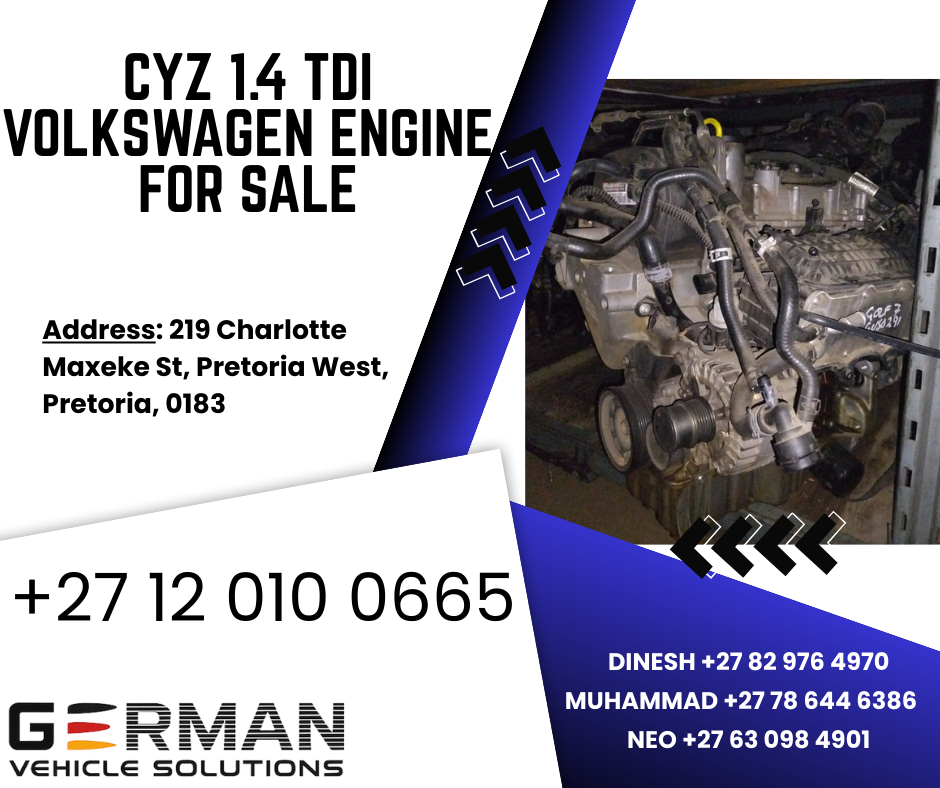 cyz 1.4 tdi volkswagen engine for sale used - Private Seller cyz 1.4 tdi volkswagen engine for sale used - Private Seller