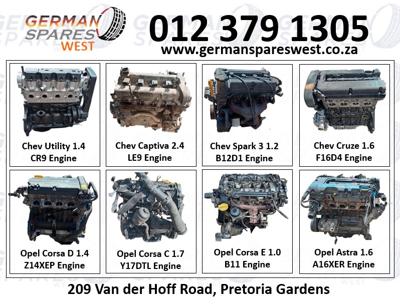 CHEV AND OPEL ENGINE FOR SALE AT GERMAN SPARES WEST - Private Seller CHEV AND OPEL ENGINE FOR SALE AT GERMAN SPARES WEST - Private Seller