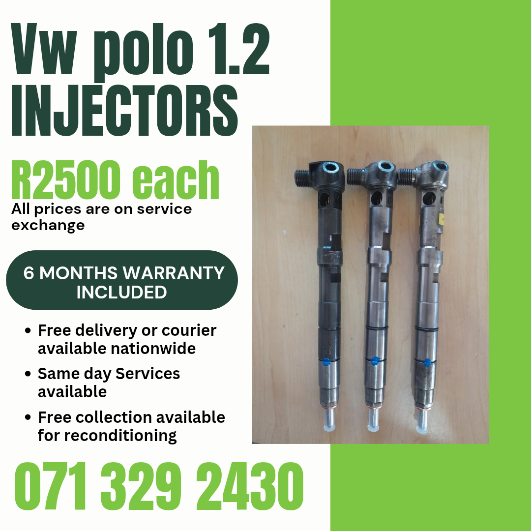 VW POLO 1.2 DIESEL INJECTORS FOR SALE WITH WARRANTY - Private Seller VW POLO 1.2 DIESEL INJECTORS FOR SALE WITH WARRANTY - Private Seller