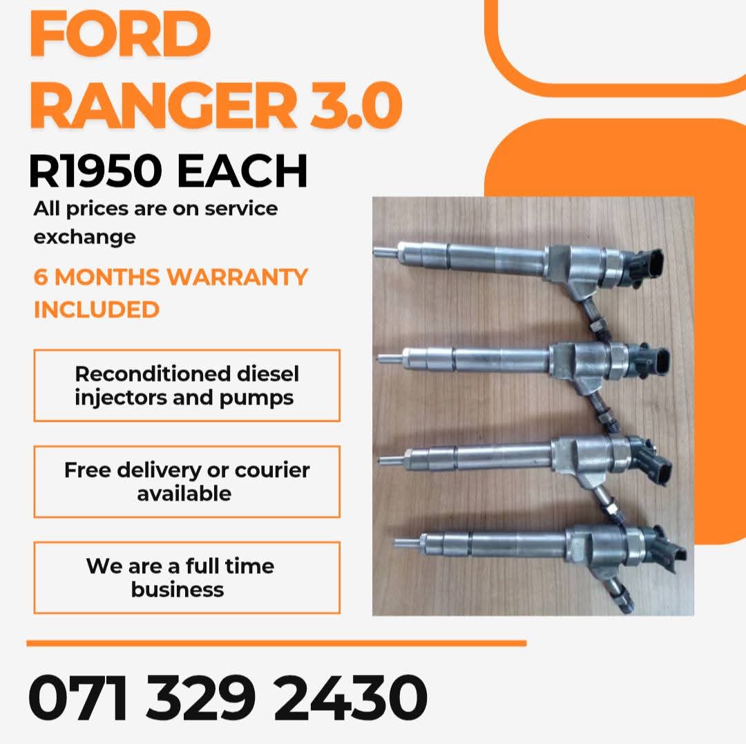 FORD RANGER 3.0 INJECTORS FOR SALE WITH WARRANTY INCLUDED - Private Seller FORD RANGER 3.0 INJECTORS FOR SALE WITH WARRANTY INCLUDED - Private Seller