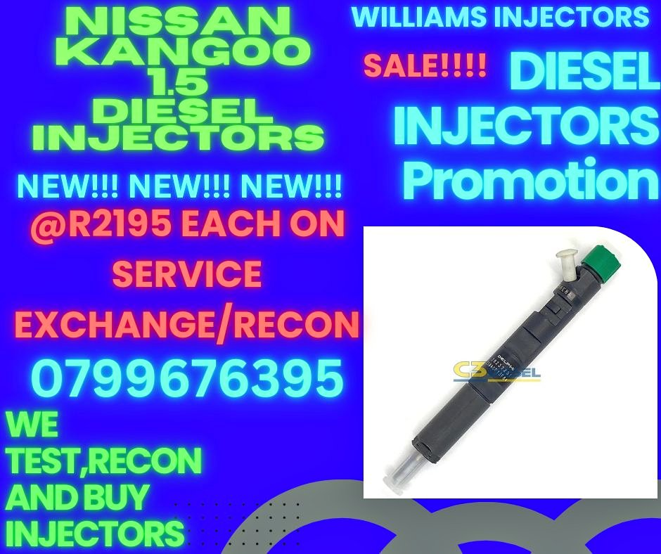 NISSAN KANGOO 1.5 DIESEL INJECTORS - Private Seller NISSAN KANGOO 1.5 DIESEL INJECTORS - Private Seller