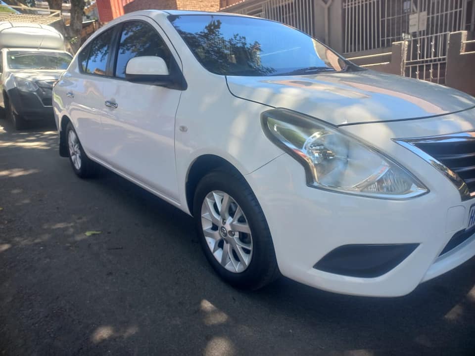 2018 NISSAN ALMERA 1.5 PETROL, AUTOMATIC, WHITE COLOR, MILEAGE 68000KMS