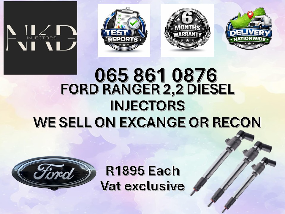 Ford Ranger2.2 diesel injectors for sale in Gauteng | reconditioning - Private Seller Ford Ranger2.2 diesel injectors for sale in Gauteng | reconditioning - Private Seller