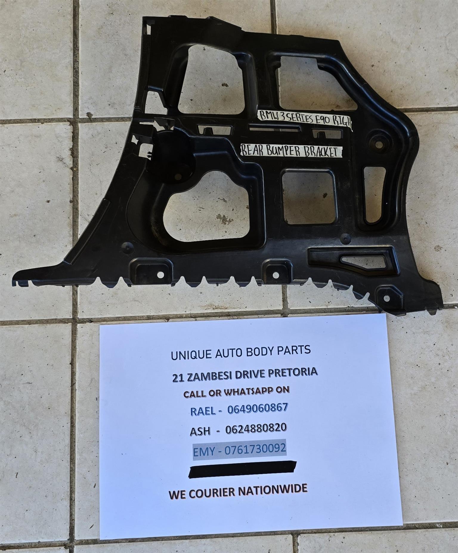BMW 3 Series E90 Right Rear Bumper Bracket BMW 3 Series E90 Right Rear Bumper Bracket
