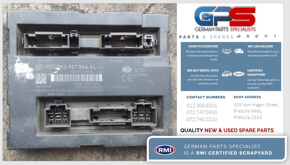Audi A4 B8 1.8 TFSI (CAB) Body Control Module / BCM for sale - Private Seller Audi A4 B8 1.8 TFSI (CAB) Body Control Module / BCM for sale - Private Seller