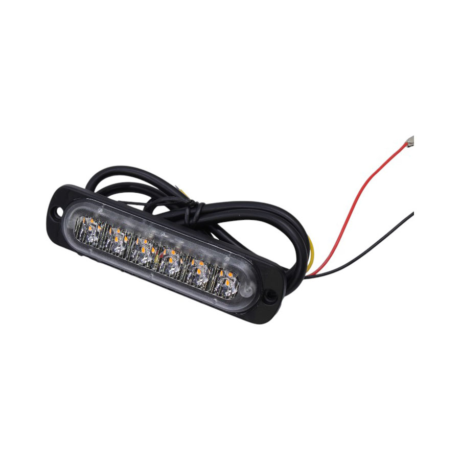 Universal Body/Grille Mount Amber Strobe Lamp (11 x 2.5cm)
