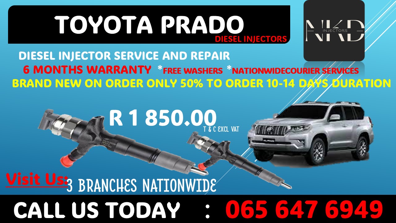 TOYOTA PRADO DIESEL INJECTORS - Private Seller TOYOTA PRADO DIESEL INJECTORS - Private Seller
