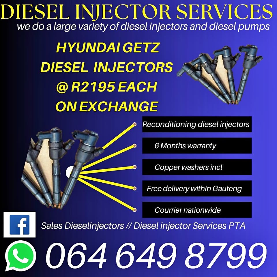 Hyundai Getz diesel injectors - Private Seller Hyundai Getz diesel injectors - Private Seller