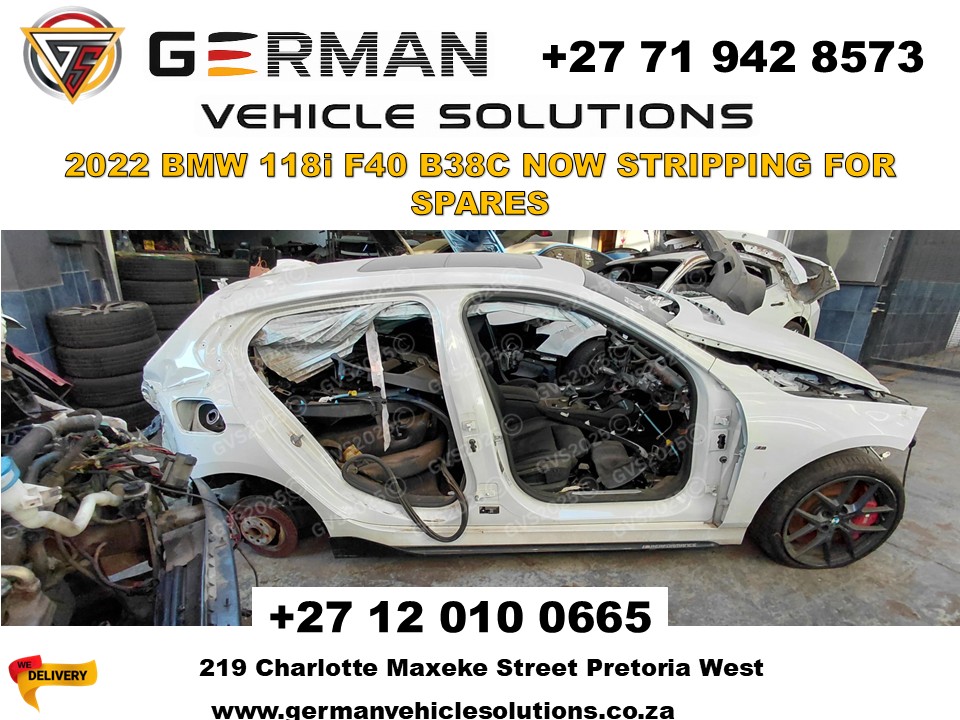 2022 BMW 118i f40 b38c now stripping for spares used parts for sale