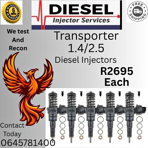 Transporter diesel injectors