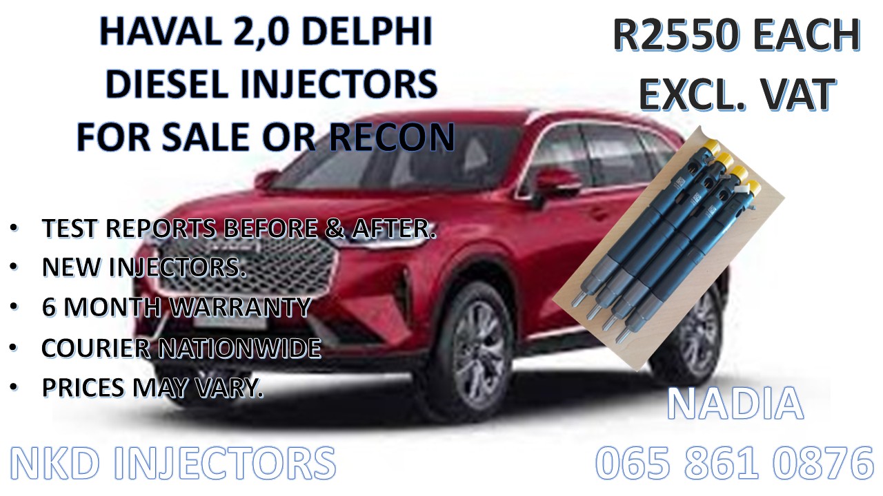 DIESEL INJECTORS FOR SALE FOR HAVAL 2.0 DELPHI - Private Seller DIESEL INJECTORS FOR SALE FOR HAVAL 2.0 DELPHI - Private Seller