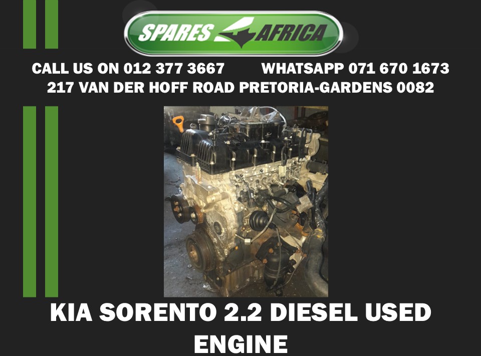 Kia Sorento 2.2 Diesel Used Engine (Head, Block & Sump) - Private Seller Kia Sorento 2.2 Diesel Used Engine (Head, Block & Sump) - Private Seller
