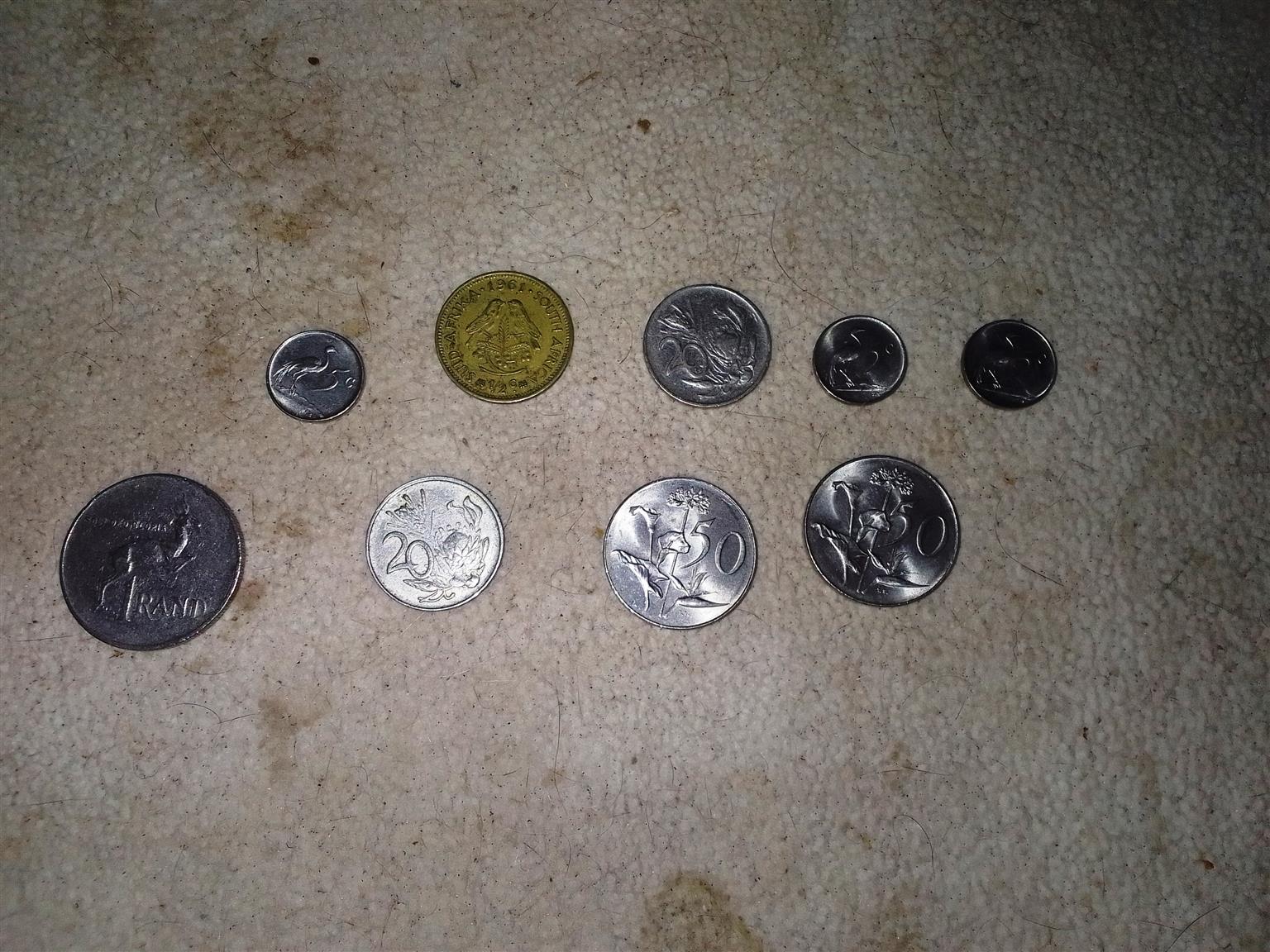 Old coins from South Africa