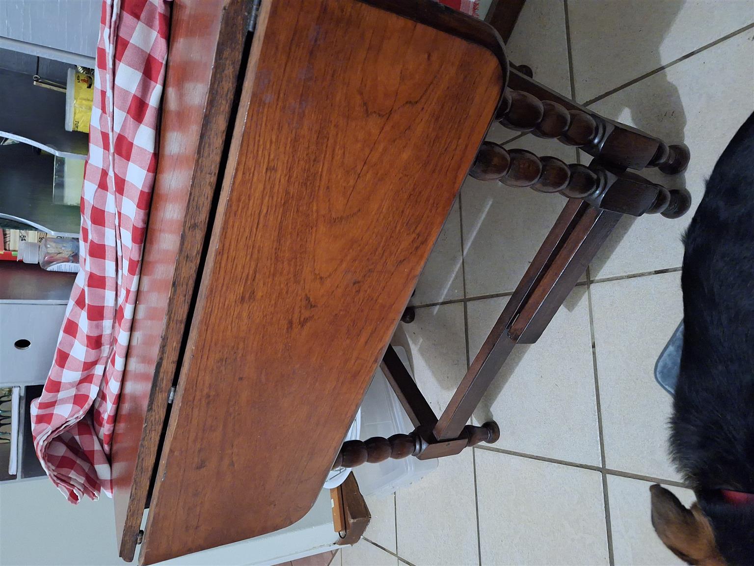 Solid wood folding table for sale