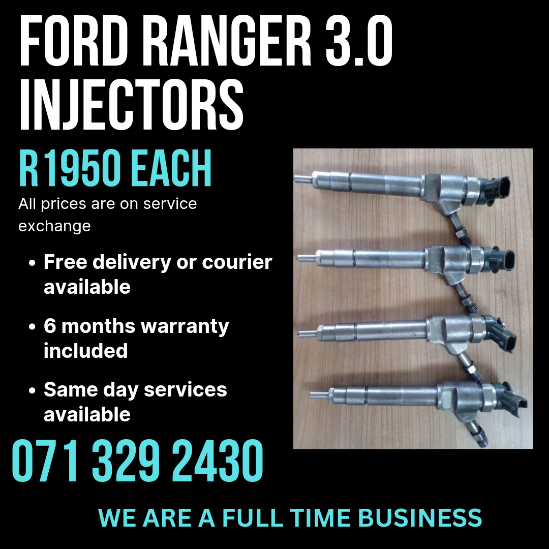 FORD RANGER 3.0 INJECTORS FOR SALE WITH WARRANTY - Private Seller FORD RANGER 3.0 INJECTORS FOR SALE WITH WARRANTY - Private Seller