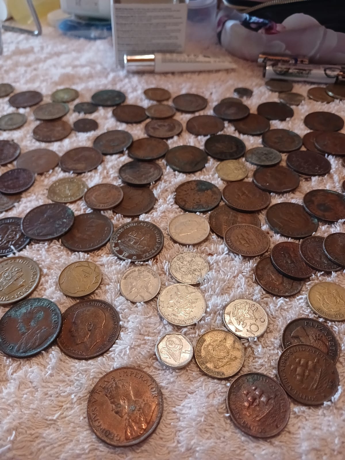 Old. Coins. Notes