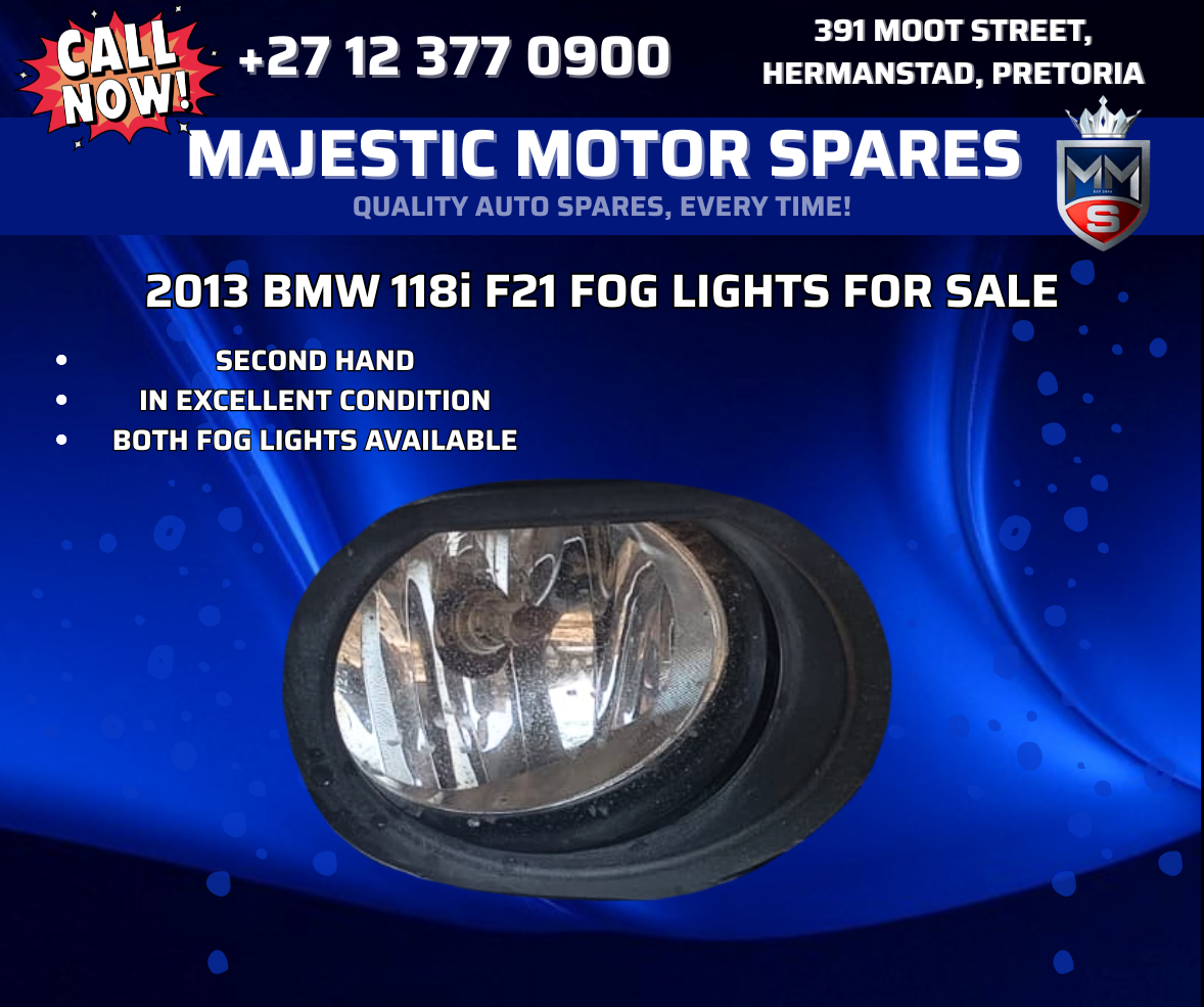 2013 BMW 118i F21 Fog Lights – Used For Sale - Private Seller 2013 BMW 118i F21 Fog Lights – Used For Sale - Private Seller