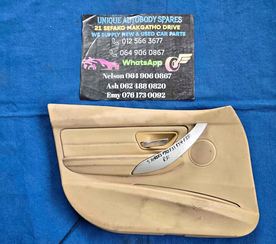 BMW 3 Series Right Front Door Panel BMW 3 Series Right Front Door Panel