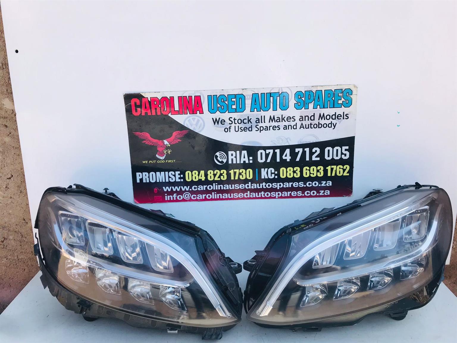 Mercedes Benz W205 left and right xenon LED headlight - Private Seller Mercedes Benz W205 left and right xenon LED headlight - Private Seller