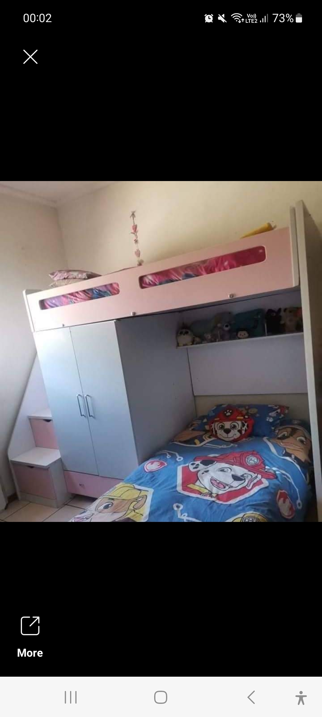 Mokki bunk bed 2024 second hand