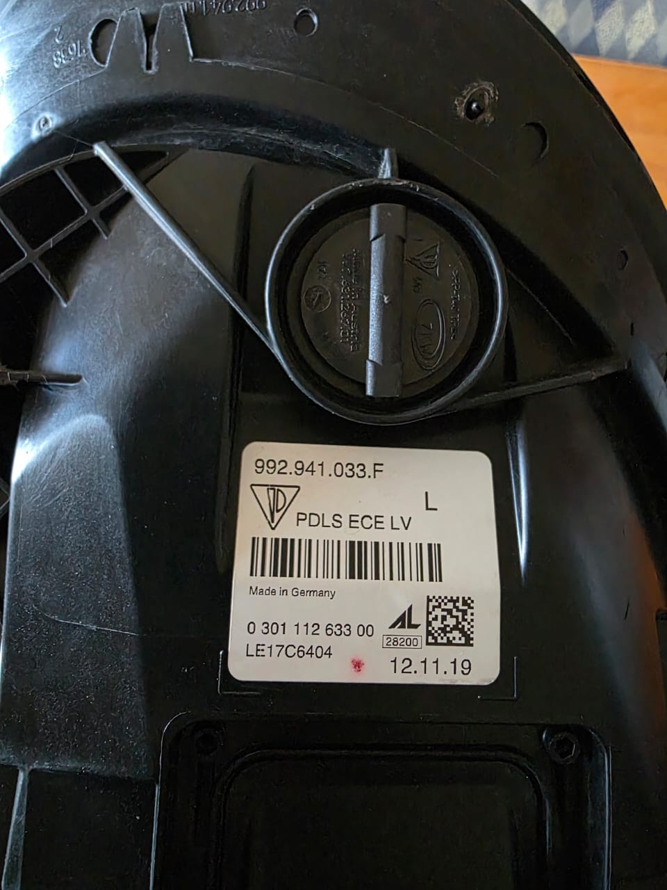 2020 Porsche 911 headlamp for sale