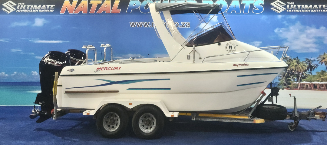 COBRA CAT 585 ON TRAILER 2 X 115 HP MERCURY CT 4 STROKES - Private Seller COBRA CAT 585 ON TRAILER 2 X 115 HP MERCURY CT 4 STROKES - Private Seller