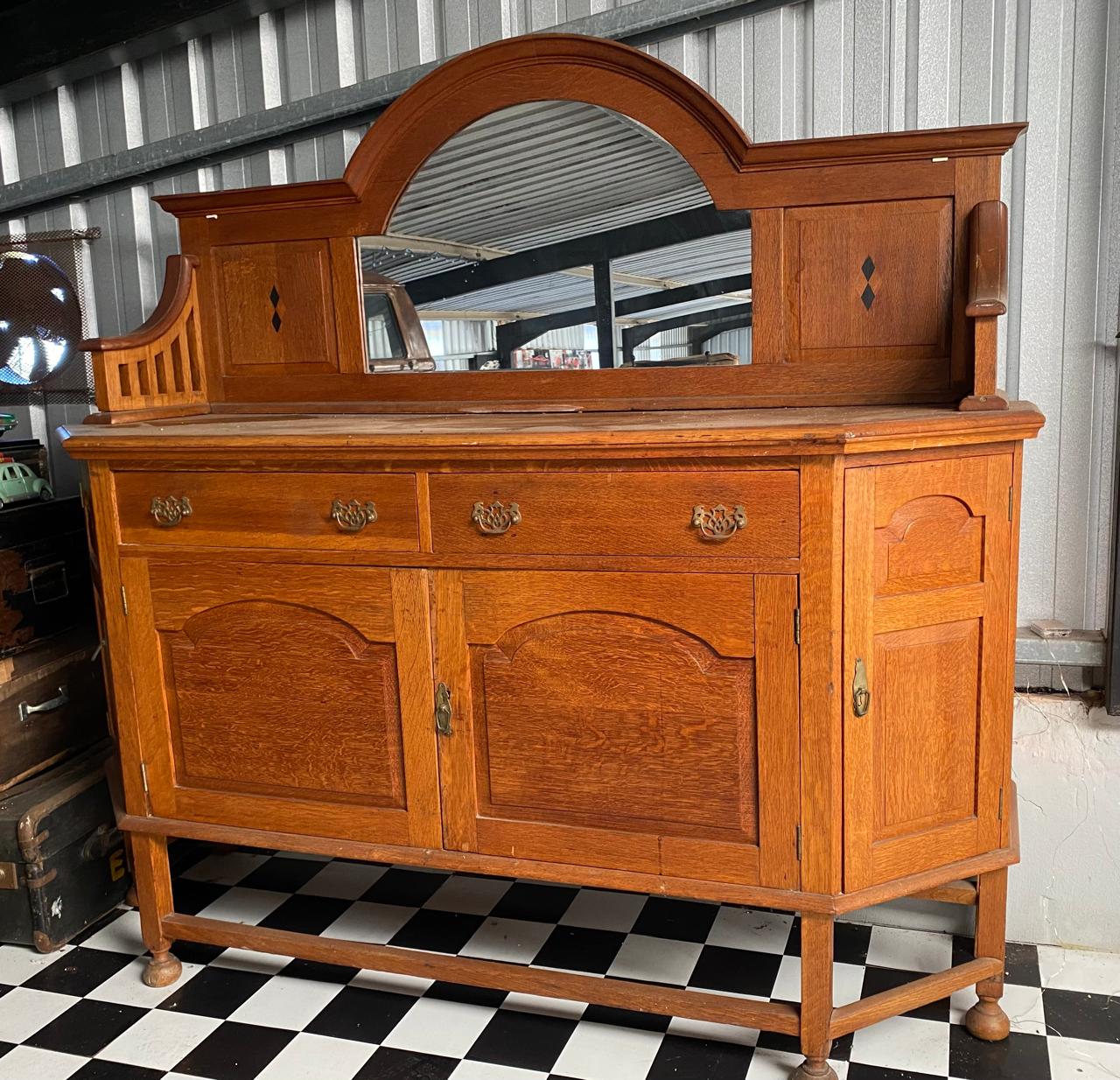 Antique oak sideboard Antique oak sideboard
