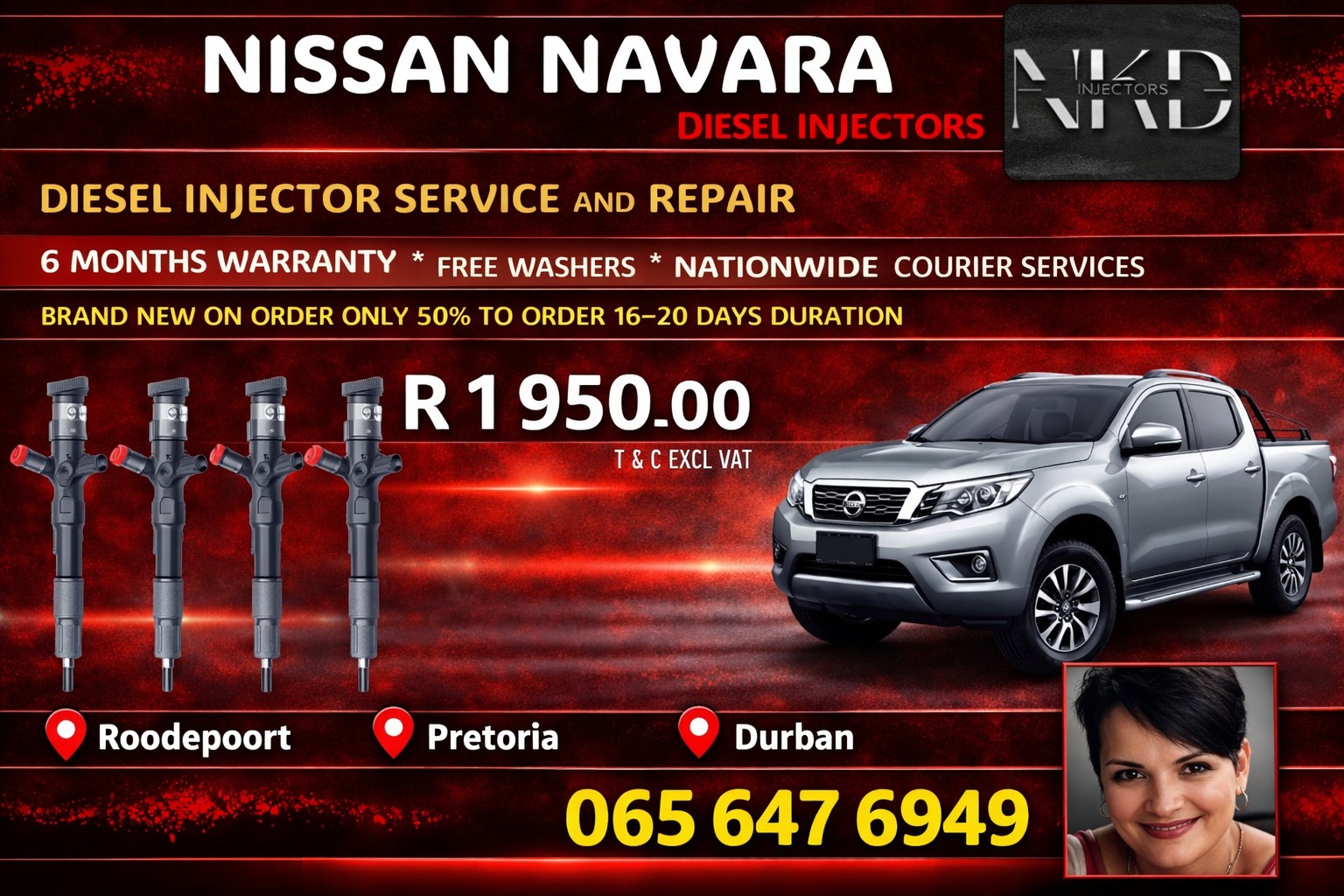 Nissan Navara YD25 Diesel Injectors - Private Seller Nissan Navara YD25 Diesel Injectors - Private Seller