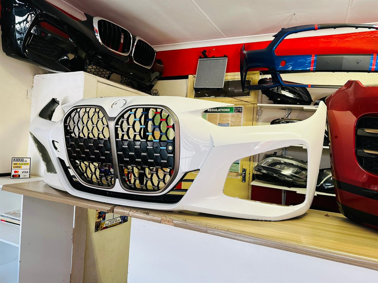 2022 BMW 4 SERIES G22/G23 FRONT BUMPER WITH MAIN GRILL AVAILABLE FOR SALE - Private Seller
