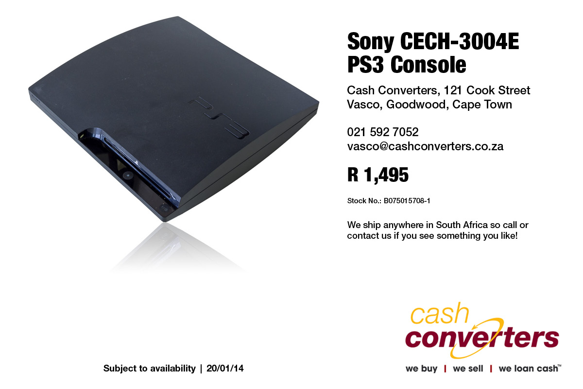 cash converters ps3 console