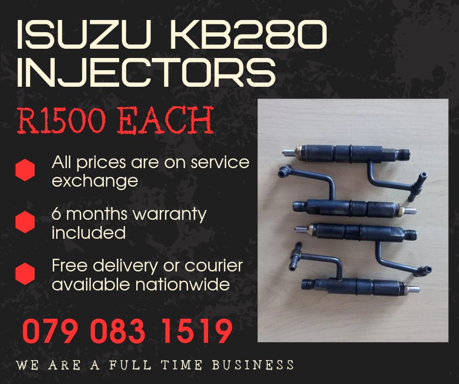 ISUZU KB280 INJECTORS FOR SALE WITH WARRANTY - Private Seller ISUZU KB280 INJECTORS FOR SALE WITH WARRANTY - Private Seller