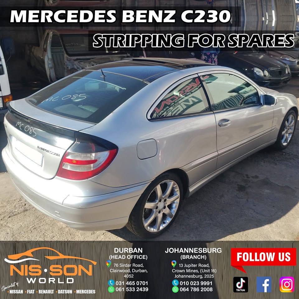Mercedes Benz C230 Stripping for Spares