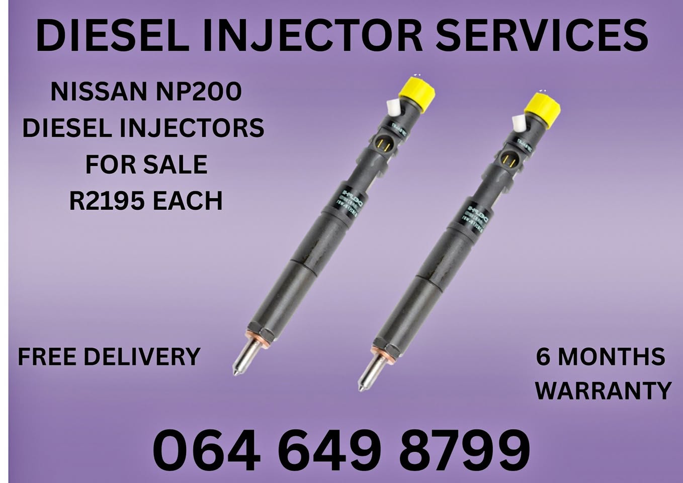 NISSAN NP200 DIESEL INJECTORS FOR SALE OR RECON YOUR OWN - Private Seller NISSAN NP200 DIESEL INJECTORS FOR SALE OR RECON YOUR OWN - Private Seller
