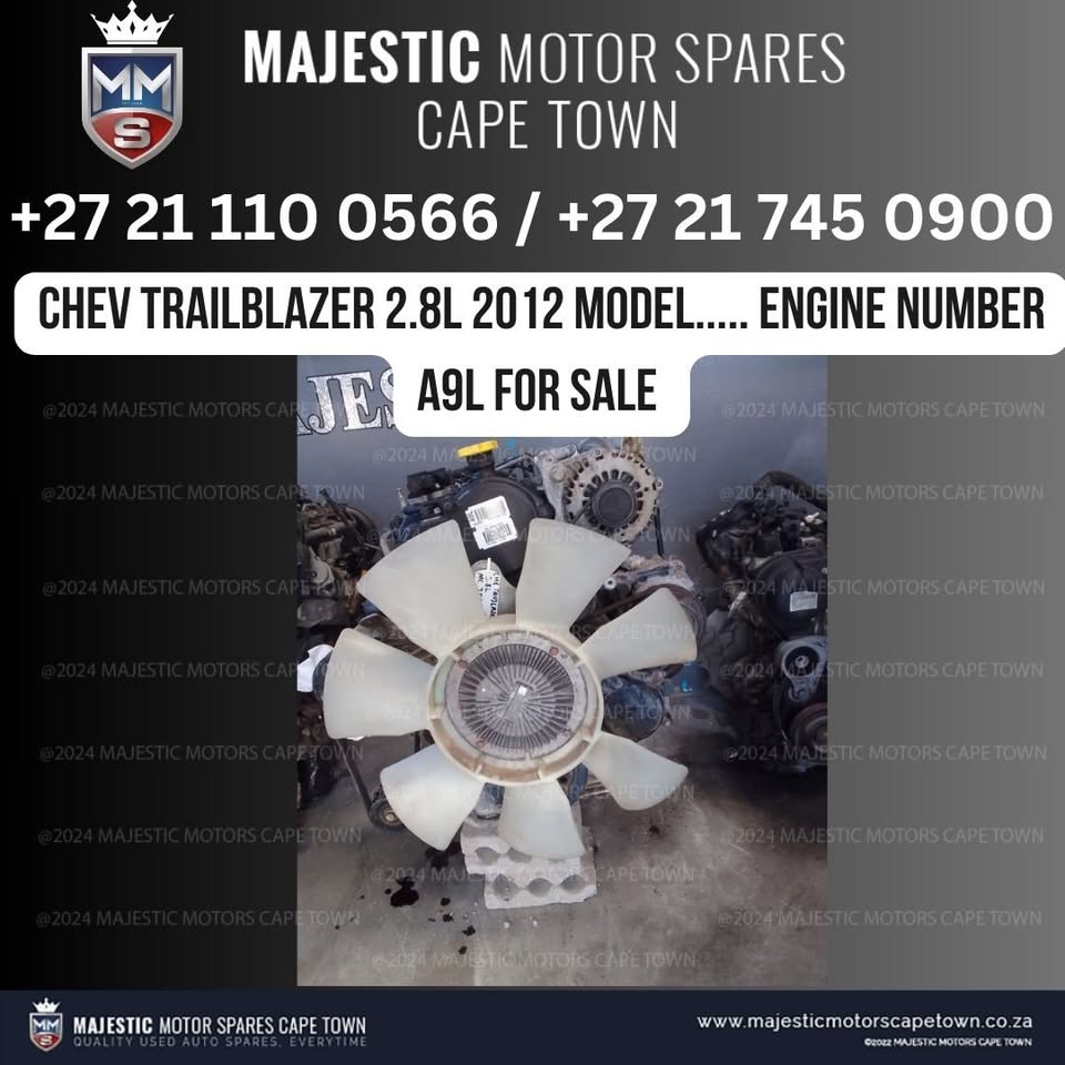 2012 Chev Trailblazer 2.8L A9L engine for sale – Great Condition! - Private Seller 2012 Chev Trailblazer 2.8L A9L engine for sale – Great Condition! - Private Seller