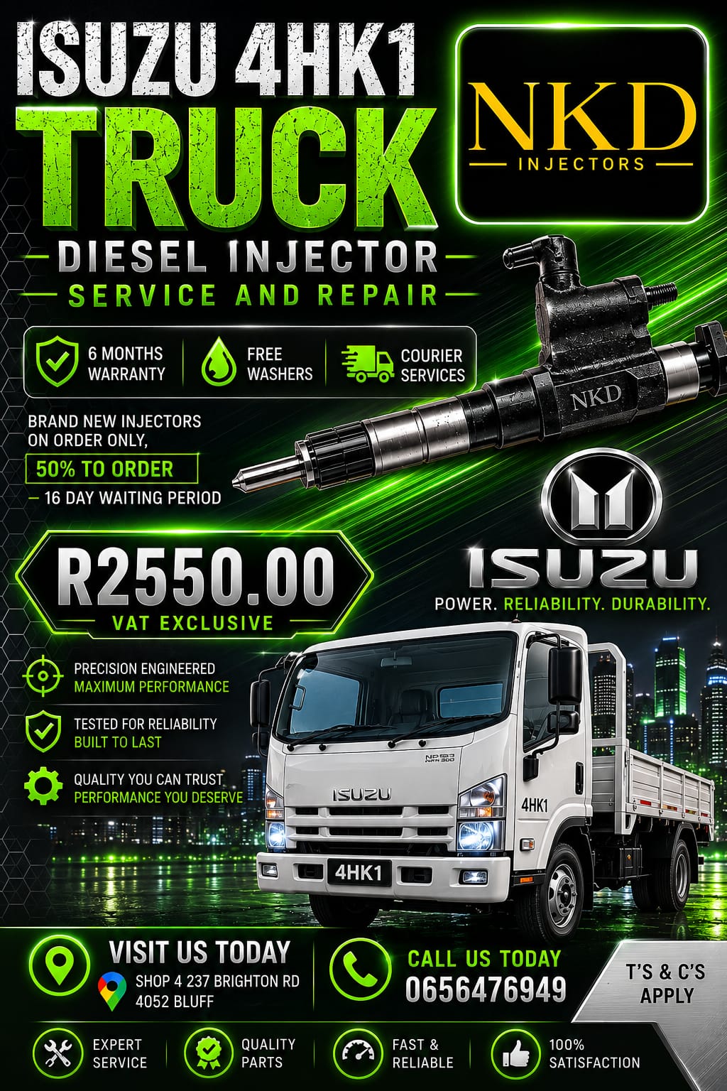 Fix_Your_Isuzu_4HK1_Truck_Diesel_Injector_with_NKD - Private Seller Fix_Your_Isuzu_4HK1_Truck_Diesel_Injector_with_NKD - Private Seller