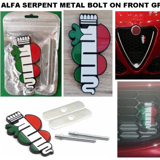 Alfa Romeo Serpent Front bolt on grille.badge - Private Seller