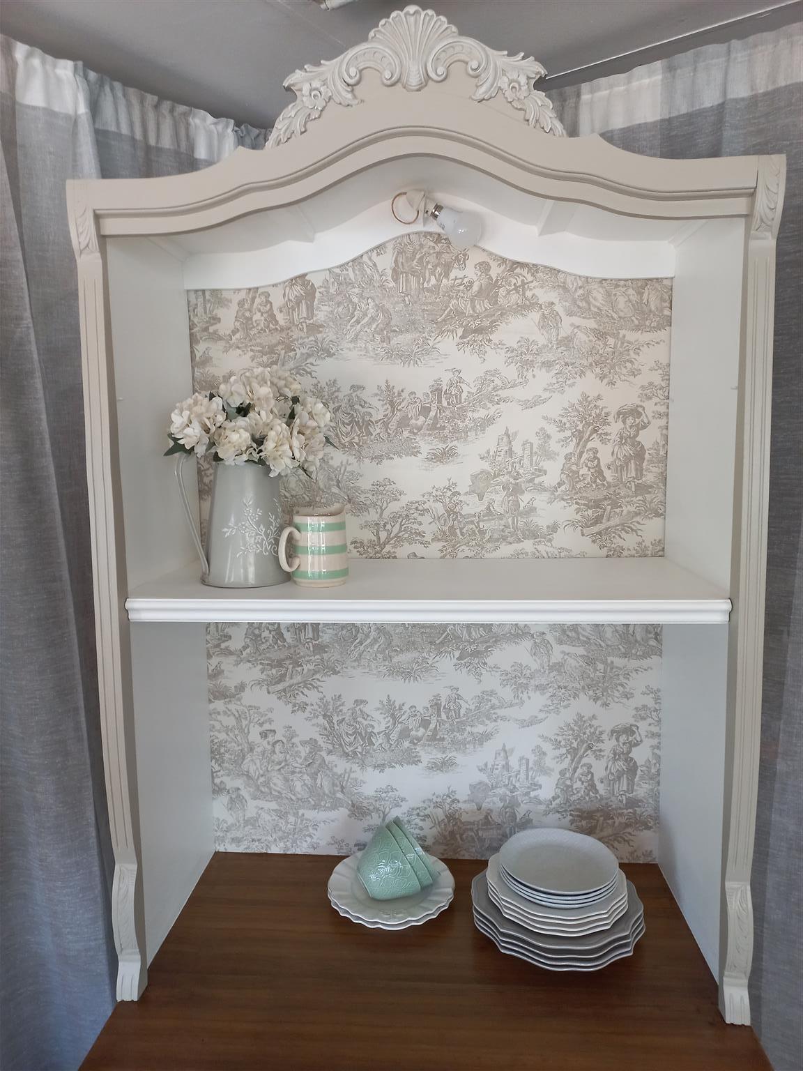 French Country Style Cabinet/ Hutch