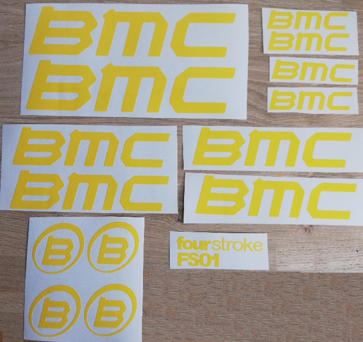 bike frame stickers decals