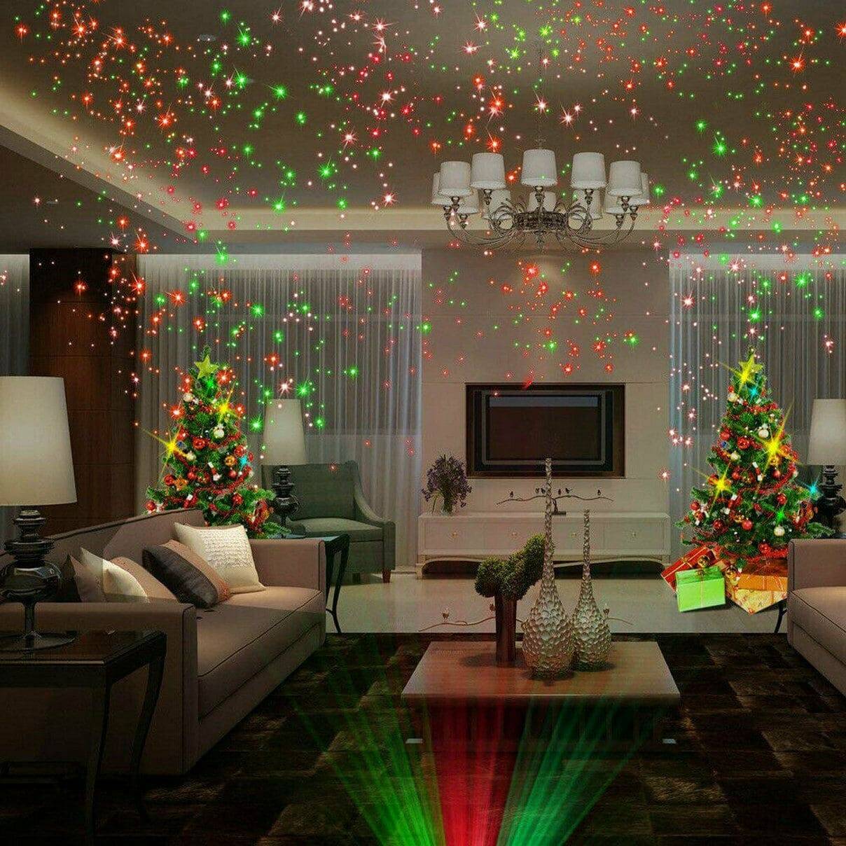 Laser Stage Disco Party Holographic Light Projector, Landscape Garden Outdoor