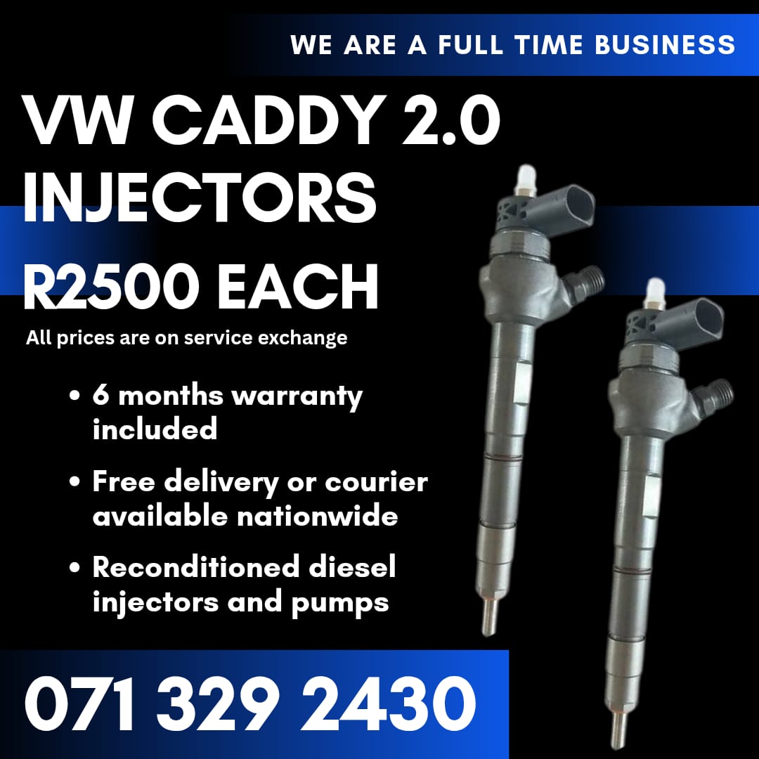 VW CADDY 2.0 INJECTORS FOR SALE WITH WARRANTY - Private Seller VW CADDY 2.0 INJECTORS FOR SALE WITH WARRANTY - Private Seller