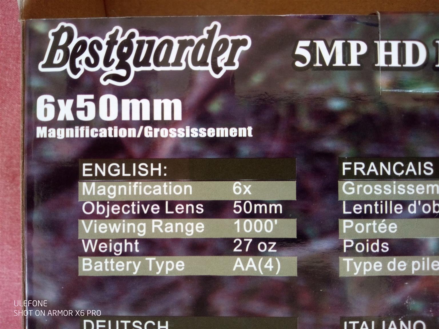 Night vision monocular