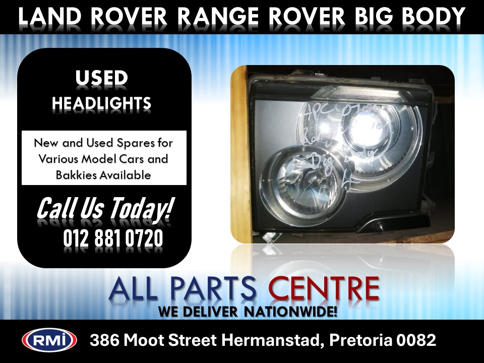 Land Rover Range Rover Big body headlights for sale Land Rover Range Rover Big body headlights for sale
