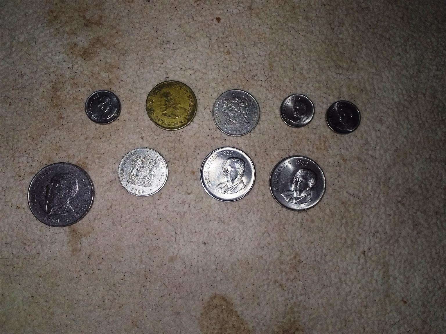 Old coins from South Africa