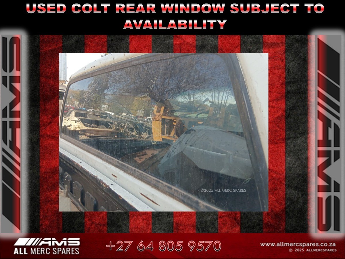 USED MITSUBISHI COLT REAR WINDOW – ORIGINAL RESTORING - Private Seller USED MITSUBISHI COLT REAR WINDOW – ORIGINAL RESTORING - Private Seller