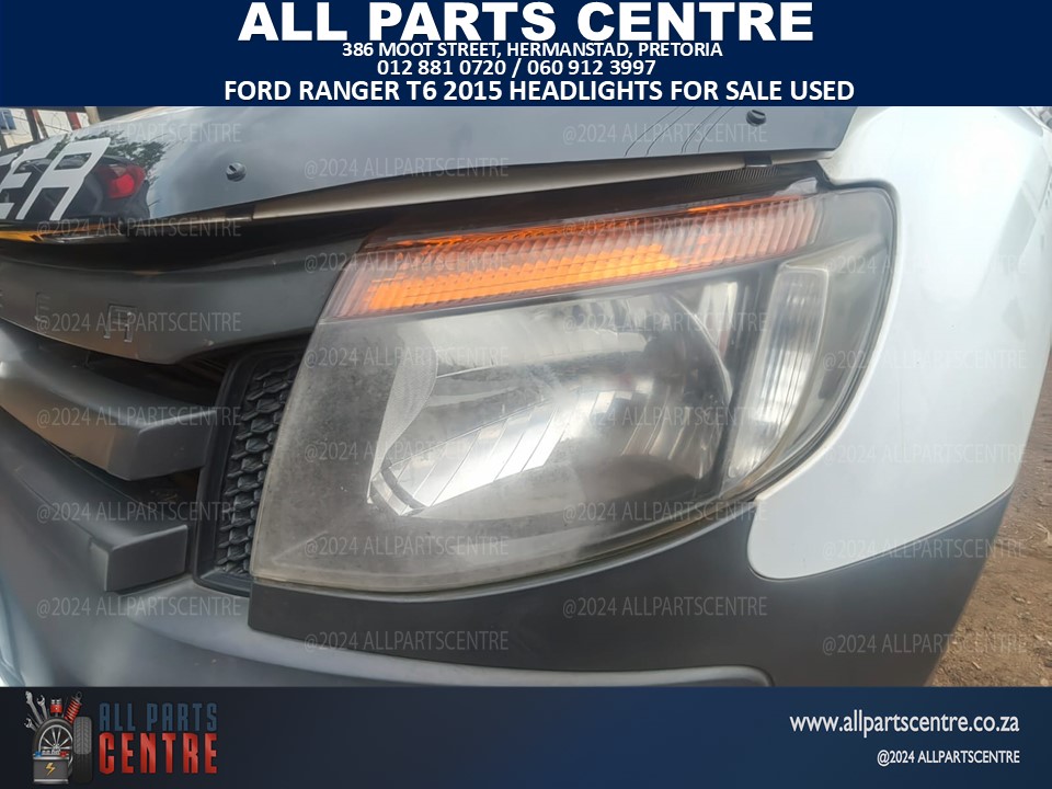 2015 T6 Ford Ranger headlights for sale