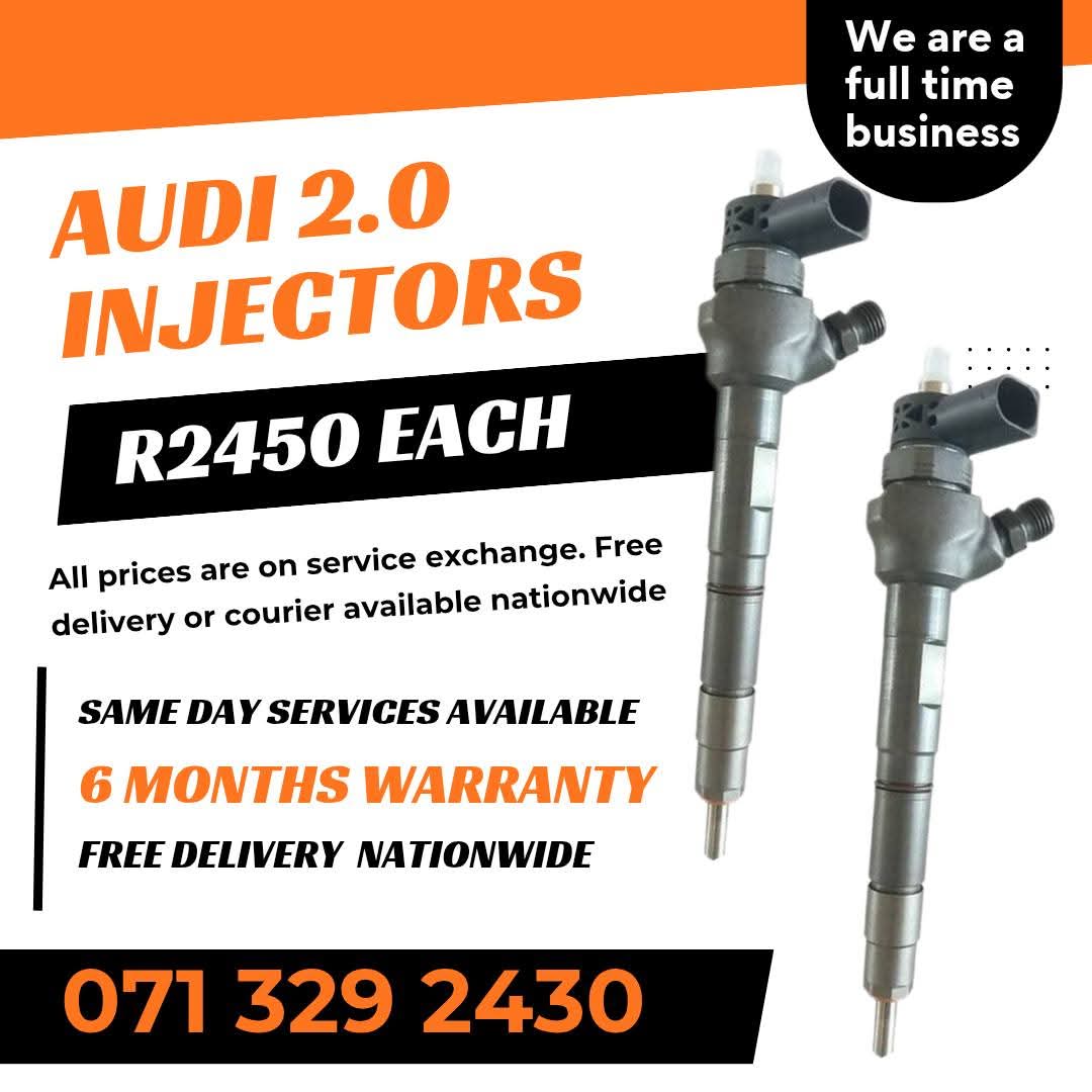 AUDI 2.0 TDI INJECTORS FOR SALE WITH WARRANTY - Private Seller AUDI 2.0 TDI INJECTORS FOR SALE WITH WARRANTY - Private Seller