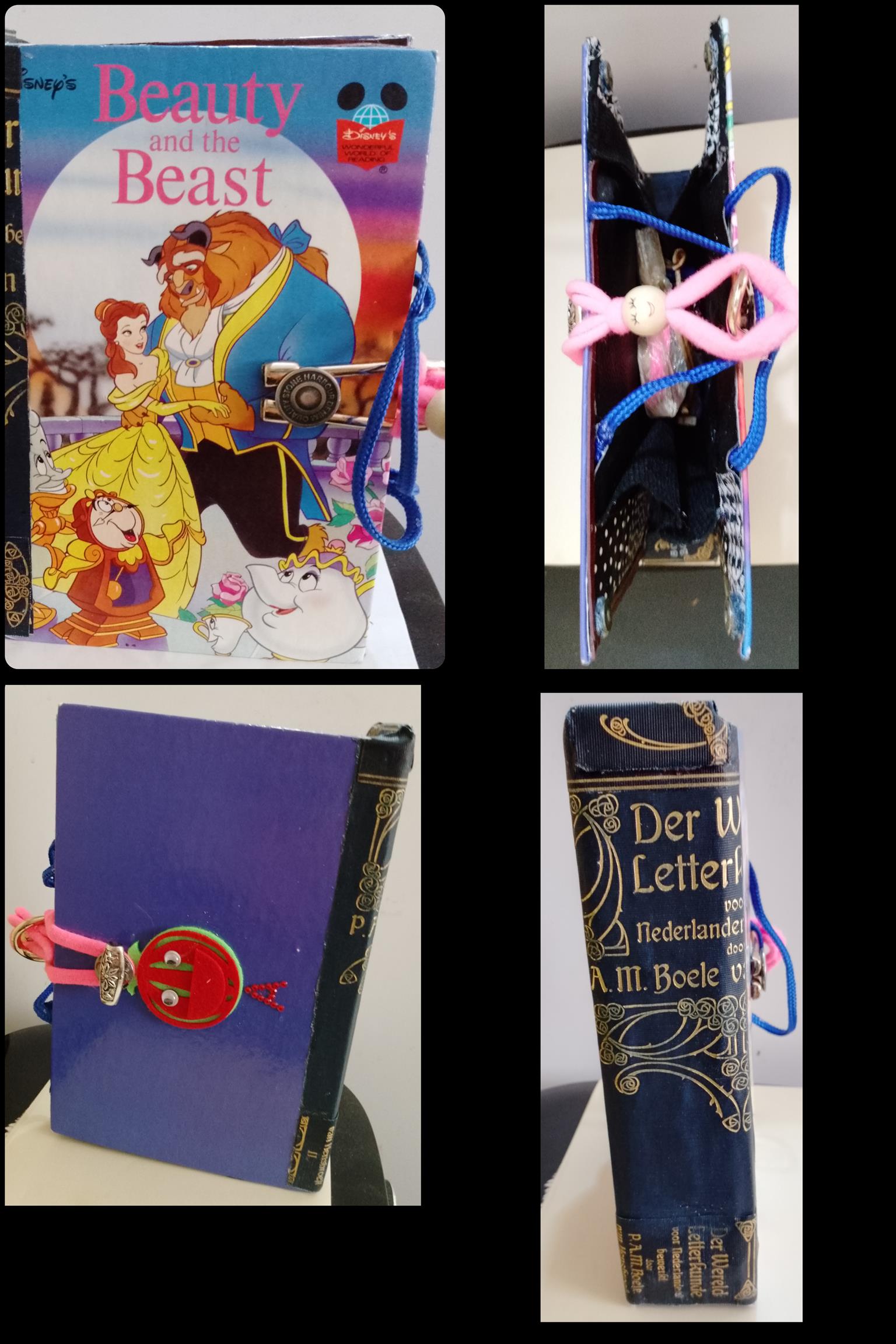 Uniquely crafted little book handbags