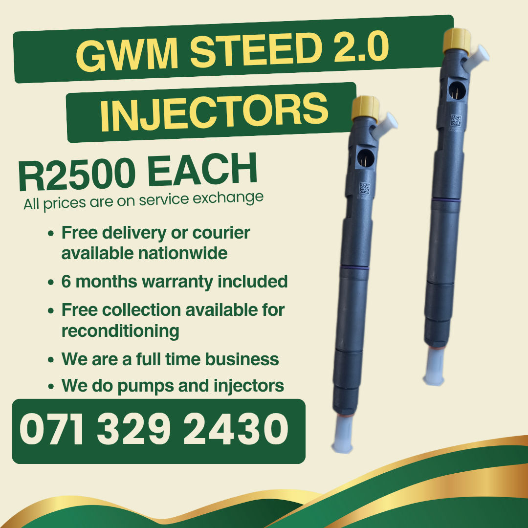 GWM STEED 2.0 INJECTORS FOR SALE WITH WARRANTY INCLUDED - Private Seller GWM STEED 2.0 INJECTORS FOR SALE WITH WARRANTY INCLUDED - Private Seller