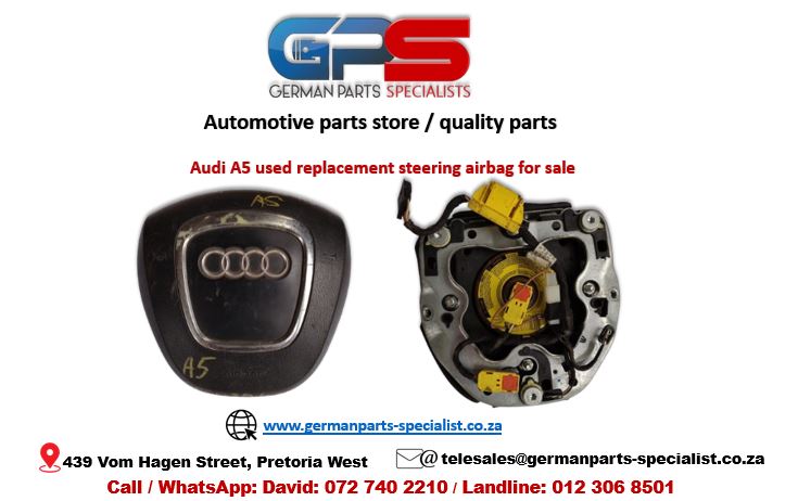 Audi A5 used replacement steering airbag for sale - Private Seller Audi A5 used replacement steering airbag for sale - Private Seller