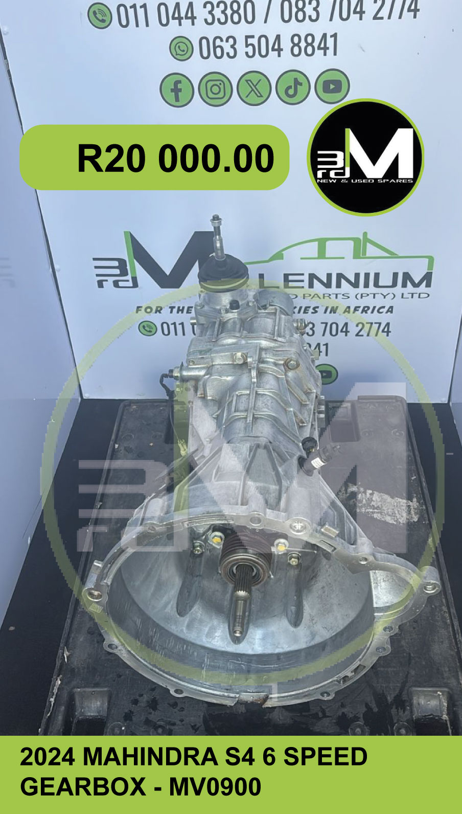 2024 MAHINDRA S4 6SPEED GEARBOX - MV0900 - Private Seller 2024 MAHINDRA S4 6SPEED GEARBOX - MV0900 - Private Seller